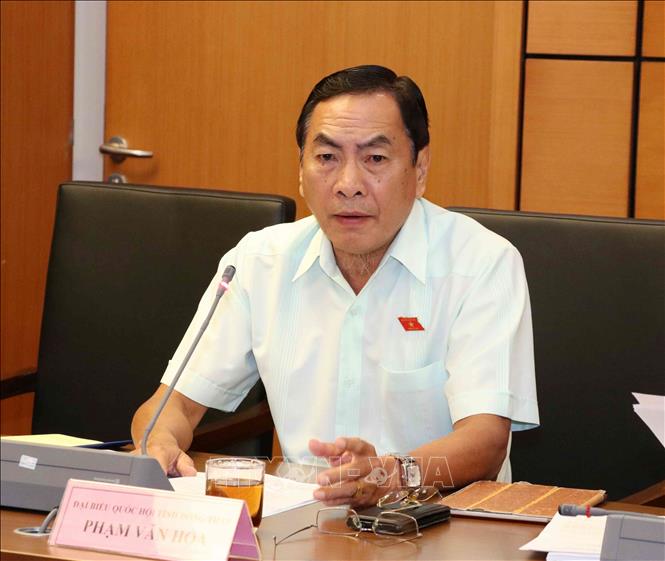 Ông Phạm Văn Hòa - Ủy viên Ủy ban Pháp luật của Quốc hội.