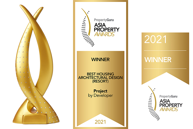 Cúp và giấy chứng nhận Giải thưởng BĐS Châu Á PropertyGuru