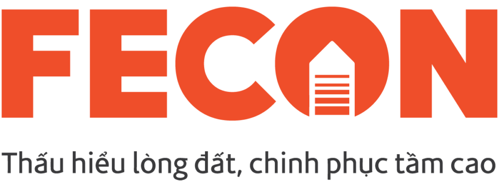 Logo công ty cổ phần fecon kèm slogan (tiếng việt)