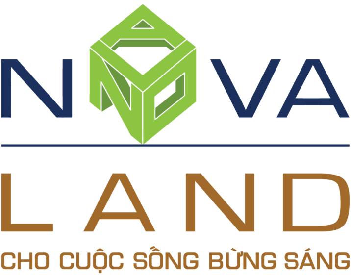 Logo Công ty cổ phần Tập đoàn Đầu tư Địa ốc No Va – Tập đoàn Novaland – NVL đi kèm slogan nền trong suốt 1200px