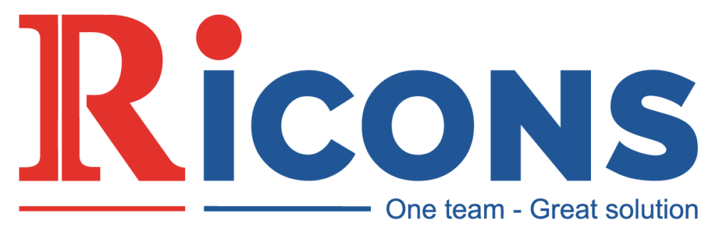 Logo công ty Cổ phần Đầu tư Xây dựng Ricons 