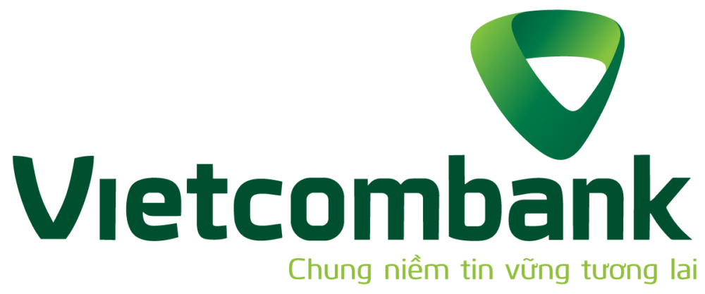 Logo ngân hàng thương mại cổ phần ngoại thương việt nam vietcombank kèm slogan