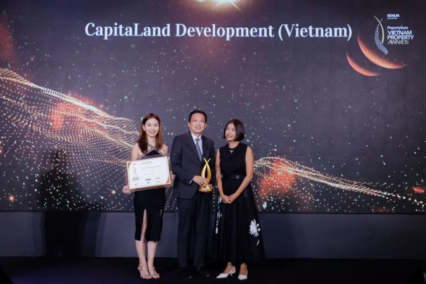 Capitaland development vinh dự được xướng tên trong gaiir thưởng "nhà phát triển bất động sản bền vững xuất sắc" năm 2021