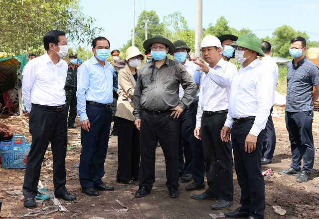 Thủ tướng phạm minh chính khảo sát dự án nhà máy xử lý rác thải tập trung tại phú quốc