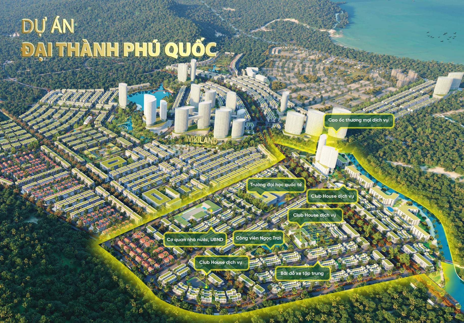 Tiện ích nổi bật của dự án Đại Thành Phú Quốc