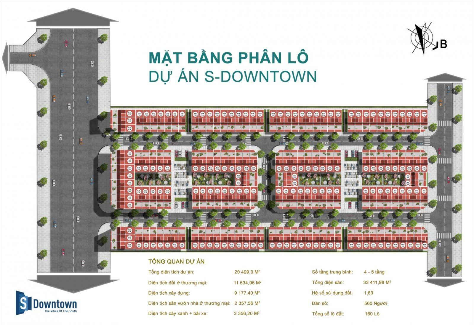 mặt bằng S Downtown Thanh trì