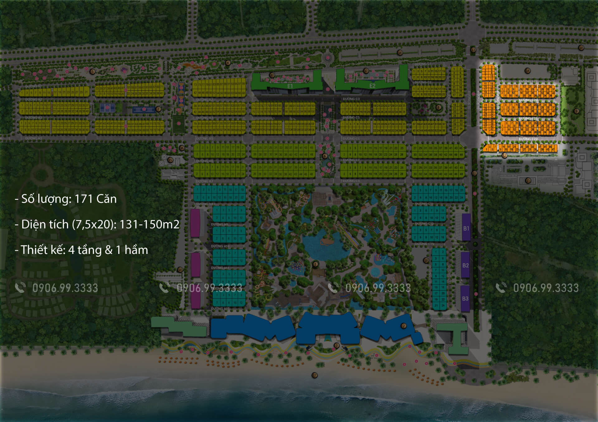 Tổng quan Casa Townhouse - Blanca City Vũng Tàu