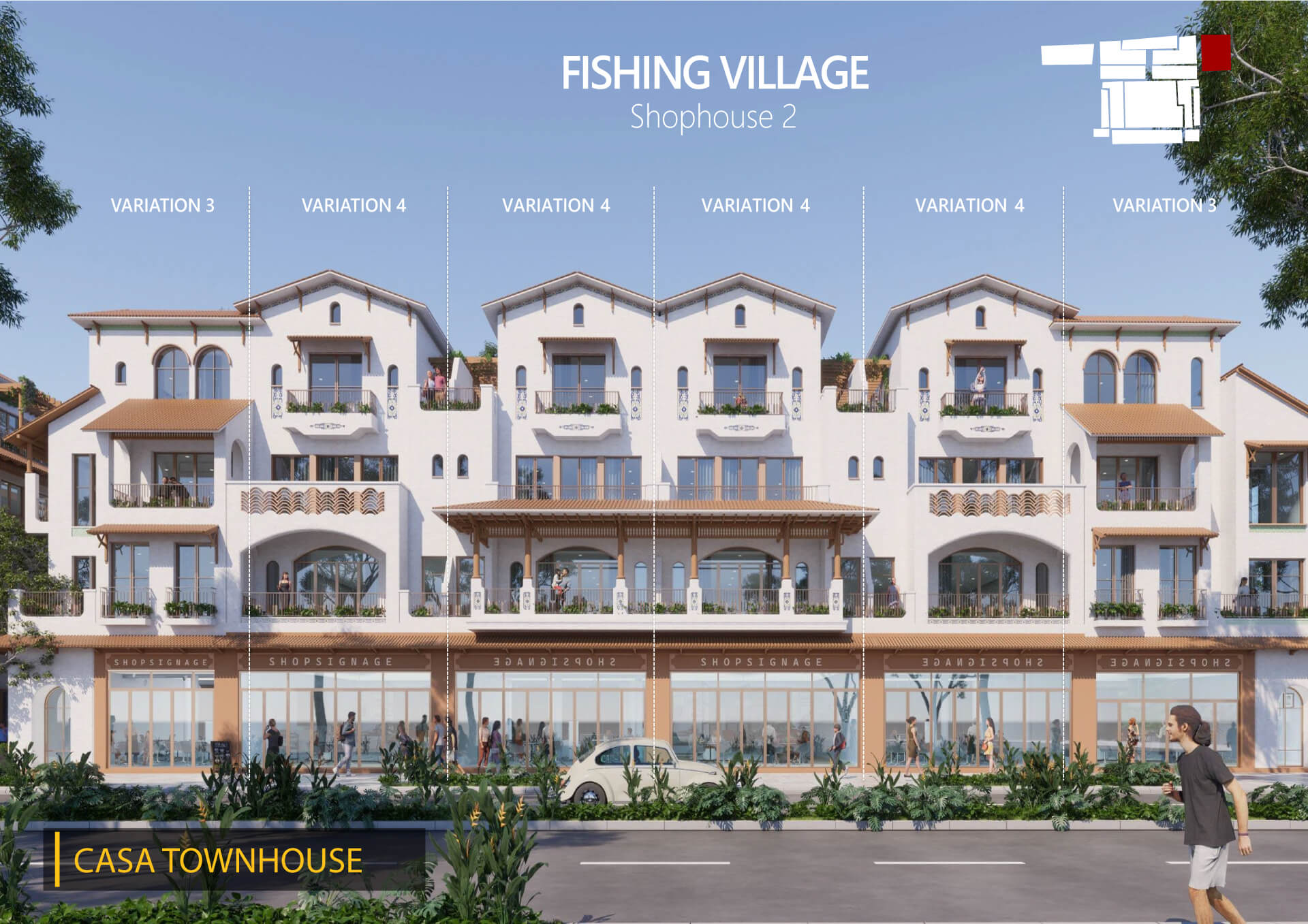 Thiết kế Casa Townhouse Blanca City