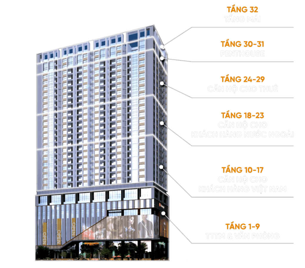 mặt bằng Capital Elite