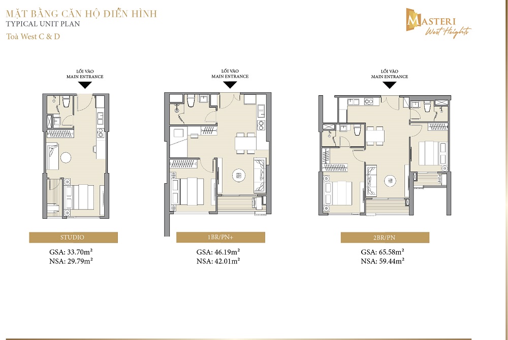 mặt bằng Stuido-1BR-2BR Masteri West Heights