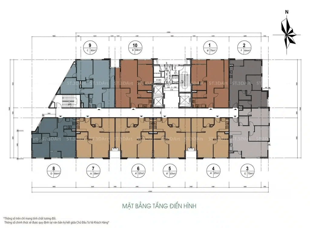 The Gloria Nguyên Hồng mặt bằng