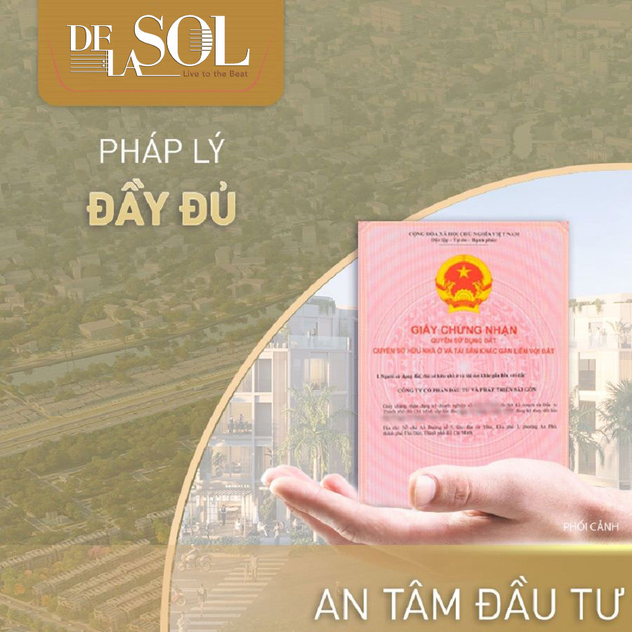 Pháp lý dự án căn hộ De La Sol Quận 4l