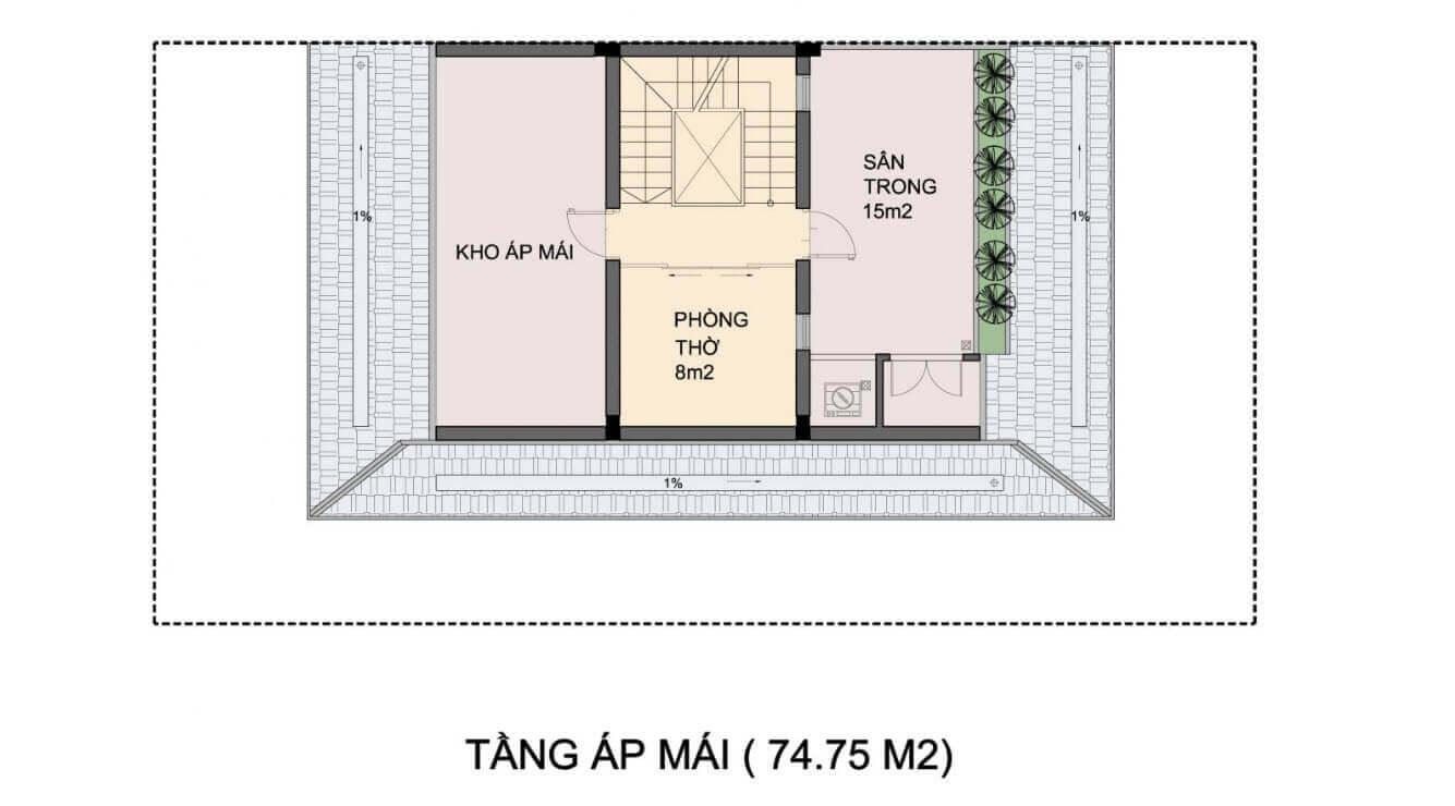 tầng áp mái An Phú Shop Villa