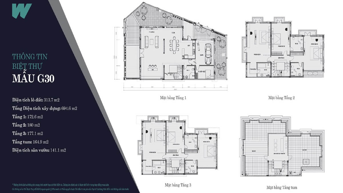 thiết kế mẫu biệt thự G30 Solasta Mansion