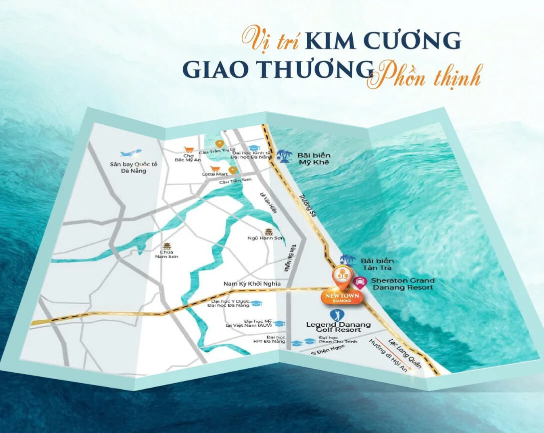 Newtown Diamond Đà Nẵng - Vị trí Kim Cương, giao thương phồn thịnh