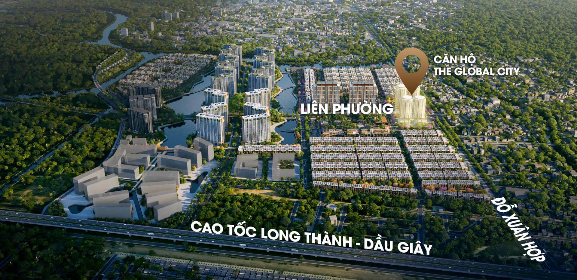 Vị trí dự án căn hộ Masteri Grand View - The Global City