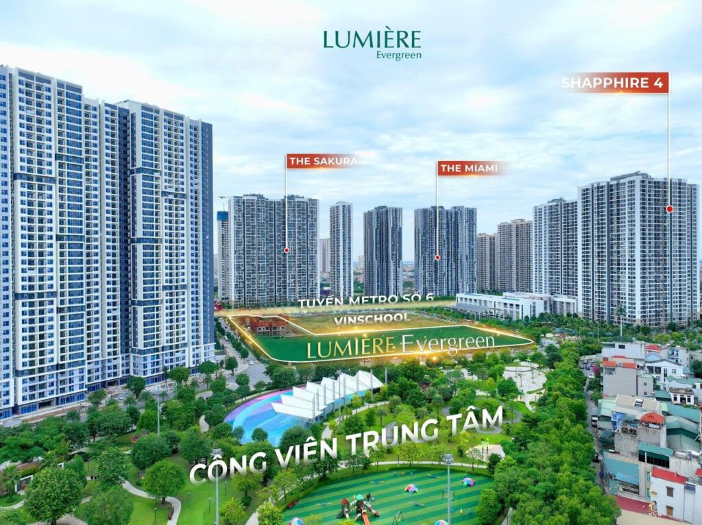 liên kết vùng dự án Lumiere Evergreen