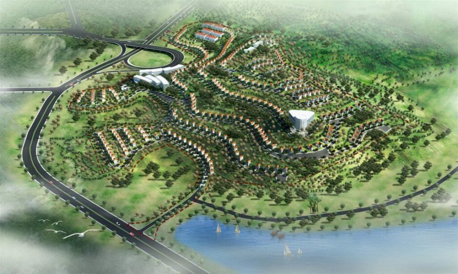 Phối cảnh dự án biệt thự đồi Thuỷ sản Quảng Ninh