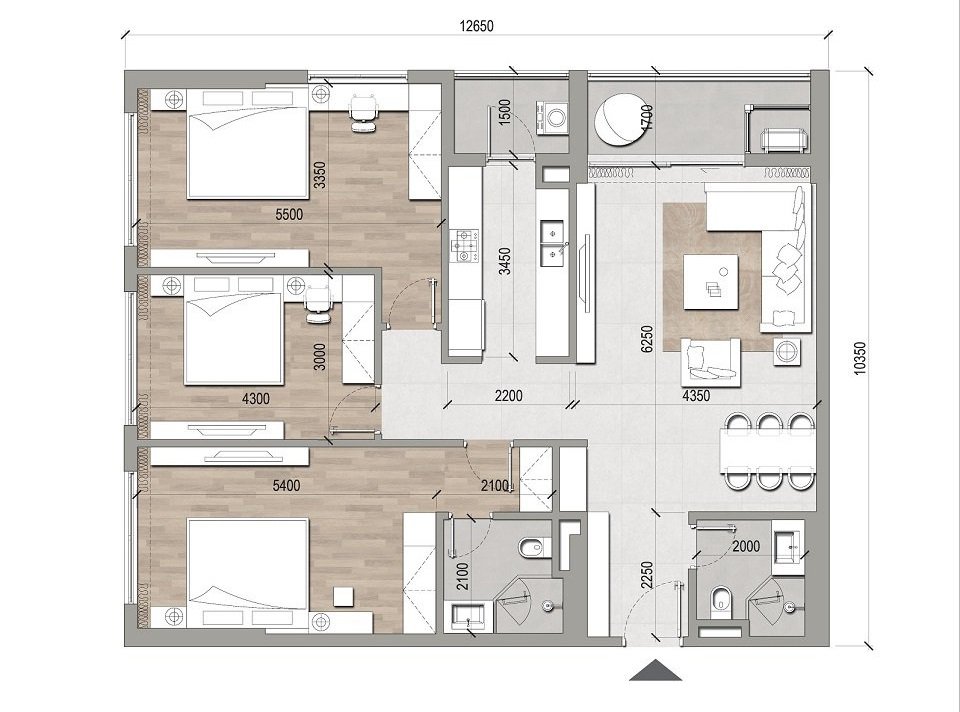 Căn 3pn 118m2 hanoi melody residences