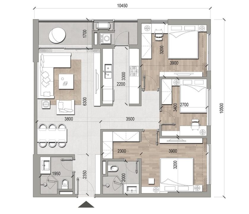 Căn hộ 3pn 94m2 hanoi melody residences