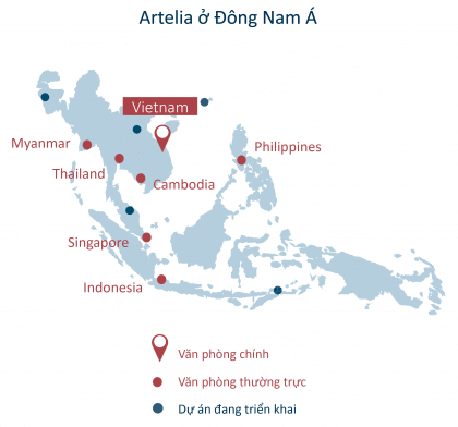 Công ty Artelia Vietnam là công ty con đầu tiên tại thị trường Đông Nam Á.