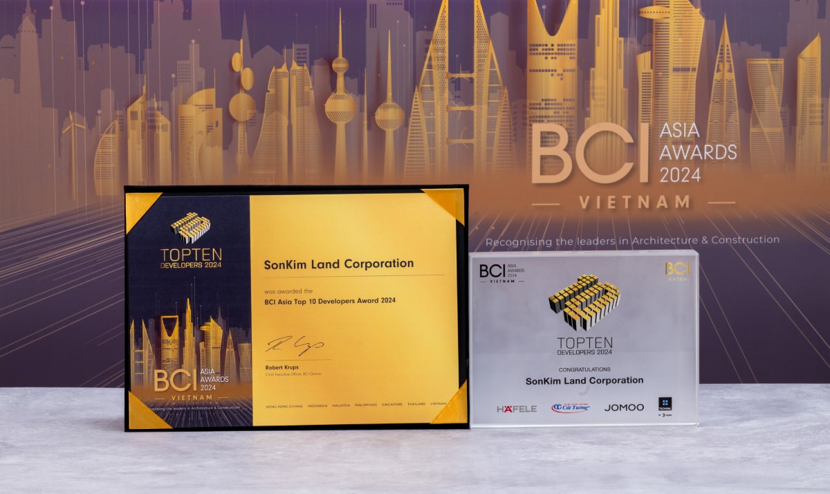 BCI Asia Awards SonKim Land