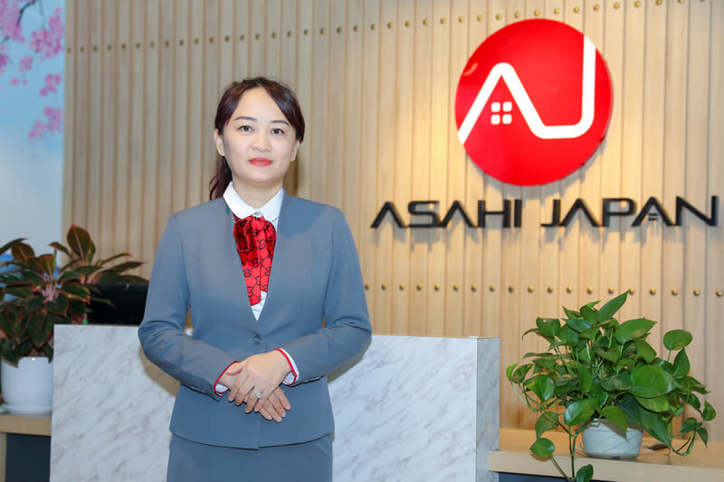 Bà Lê Uyên Phương - Giám Đốc Asahi Lusxtay