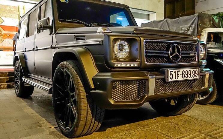 Chiếc siêu xe SUV Mercedes-Benz G63 AMG biển “tứ quý” 9 của ông Bùi Cao Nhật Quân