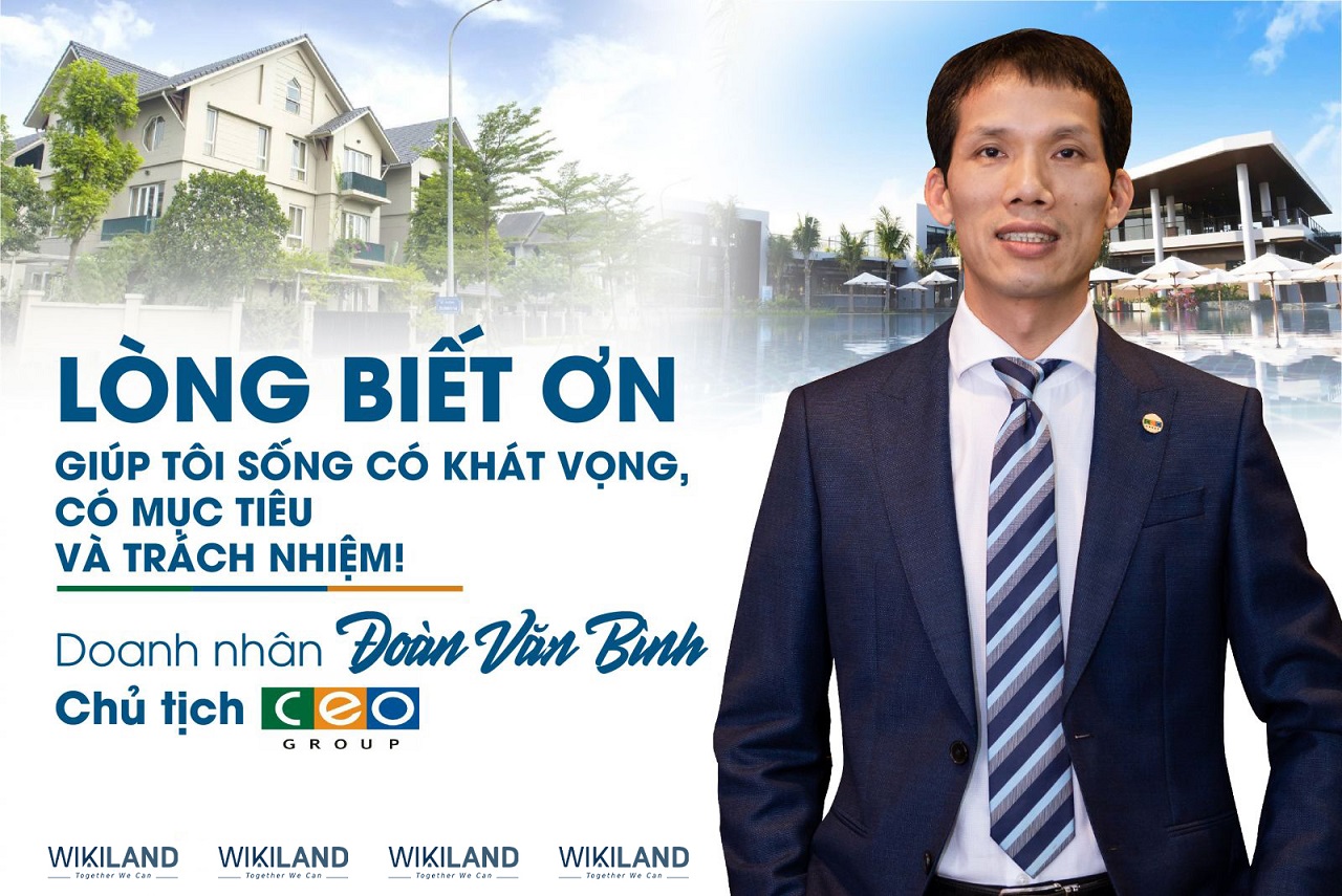 Ông Đoàn Văn Bình Chủ tịch tập đoàn CEO Group