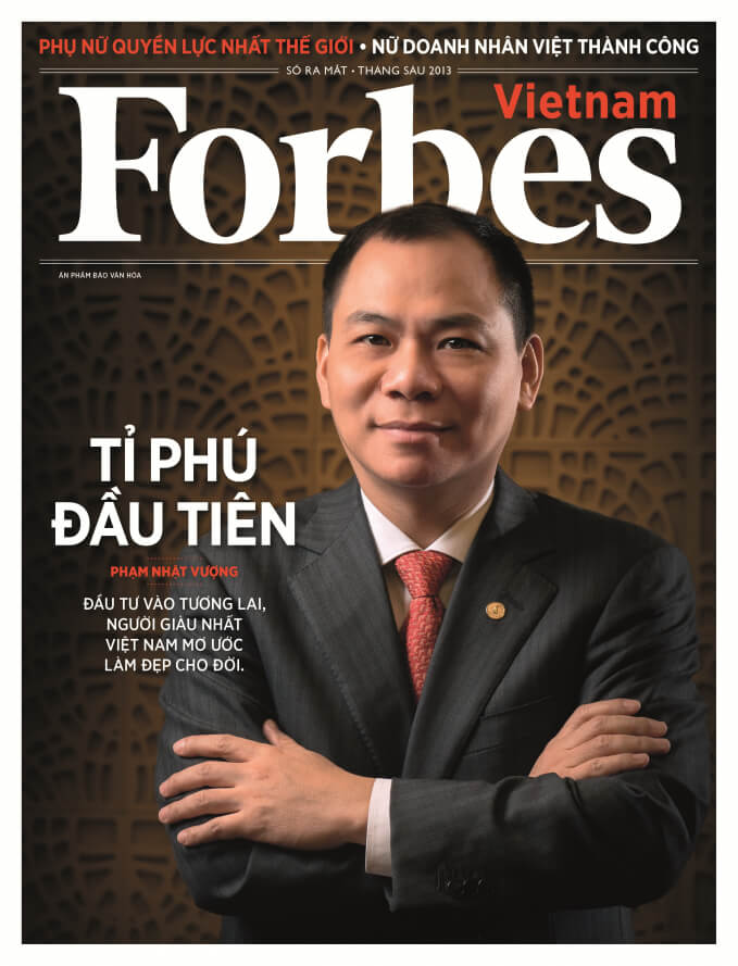 Theo thống kê của Forbes, Phạm Nhật Vượng là doanh nhân giàu nhất Việt Nam trong những năm gần đây