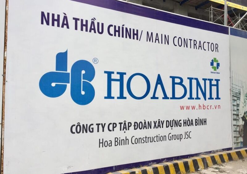 Tập đoàn Hòa Bình là một trong những tổng thầu xây dựng quy mô tại Việt Nam.