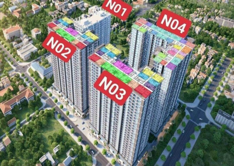 Mặt bằng tổng thể hanoi melody residences