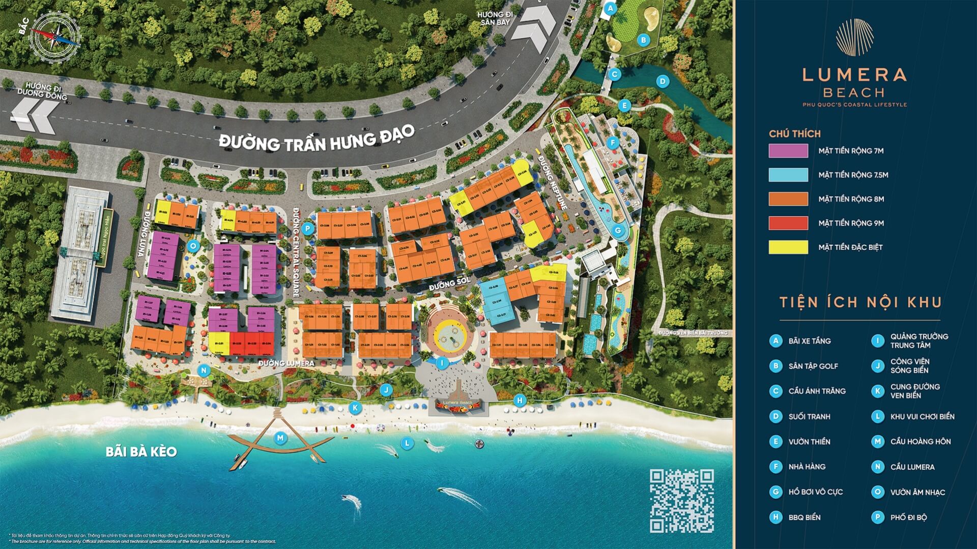 Mặt bằng tổng thể dự án Lumera Beach Phú Quốc