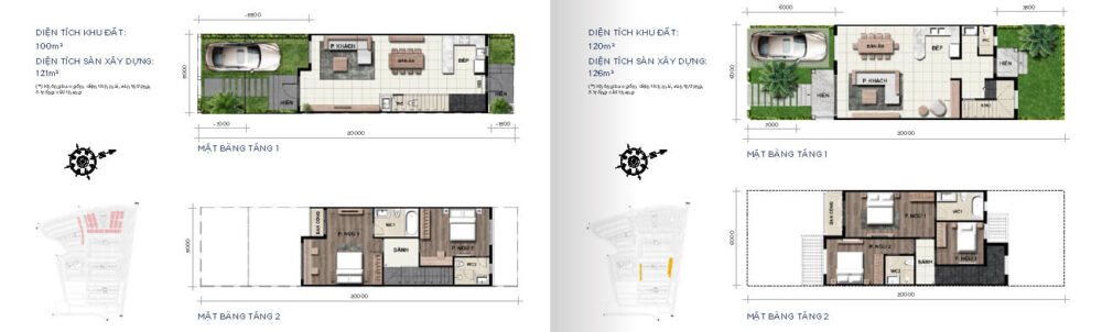 Nhà phố 5×20 m2 & 6×20 m2 Novaworld Phan Thiết