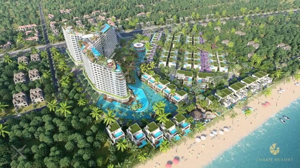 Vị trí đắc địa và giá bán hấp dẫn đã thu hút nhiều cơ hội đầu tư Charm Resort Hồ Tràm 