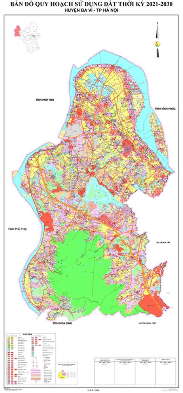 Quy hoạch huyện Ba Vì, Hà Nội