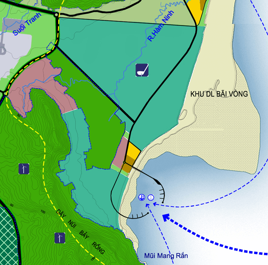 Quy hoạch sử dụng đất KDL Bãi Vòng