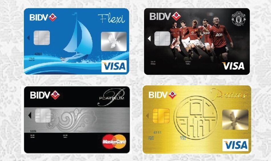 Các loại thẻ BIDV