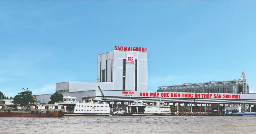 Nhà máy chế biến thức ăn thủy sản Sao Mai