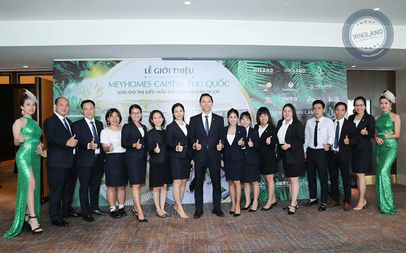 Đội ngũ WIKILAND tham gia lễ giới thiệu Meyhomes Capital Phú Quốc