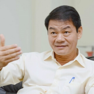 Chân dung doanh nhân Trần Bá Dương - Chủ tịch HĐQT Công ty Cổ phần Địa ốc Đại Quang Minh. 