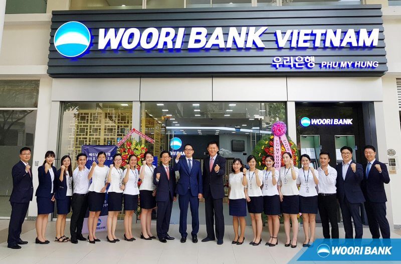 Woori Bank làm việc từ thứ 2 đến thú 6
